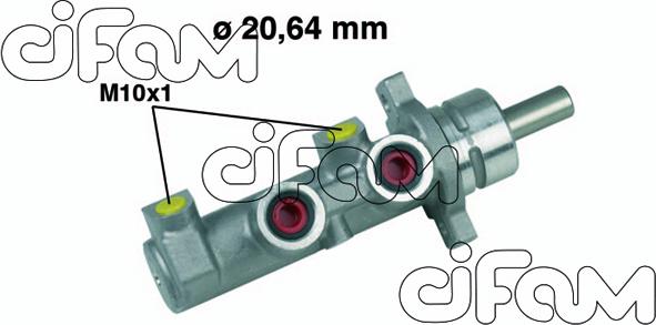 Cifam 202-470 - Galvenais bremžu cilindrs autodraugiem.lv