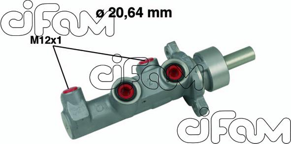 Cifam 202-524 - Galvenais bremžu cilindrs autodraugiem.lv