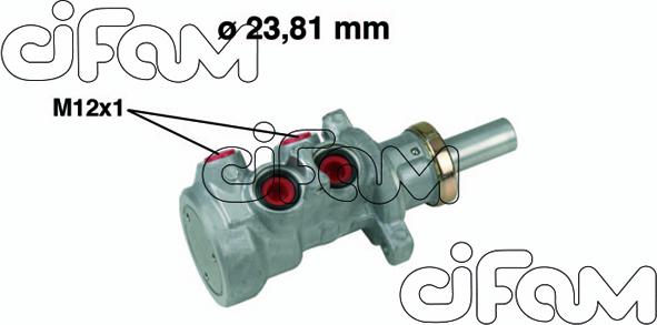 Cifam 202-640 - Galvenais bremžu cilindrs autodraugiem.lv