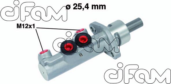 Cifam 202-605 - Galvenais bremžu cilindrs autodraugiem.lv