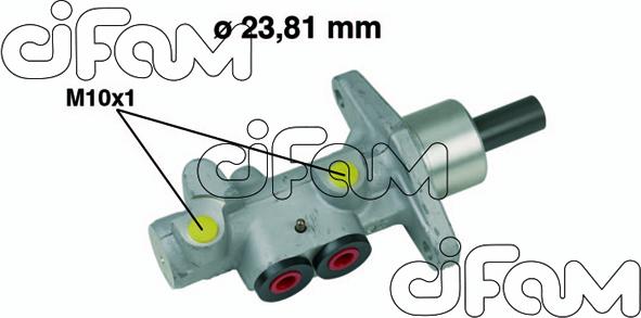Cifam 202-610 - Galvenais bremžu cilindrs autodraugiem.lv