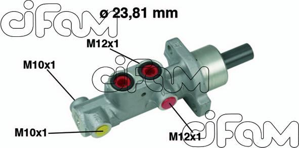 Cifam 202-631 - Galvenais bremžu cilindrs autodraugiem.lv