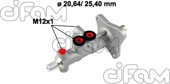Cifam 202-629 - Galvenais bremžu cilindrs autodraugiem.lv