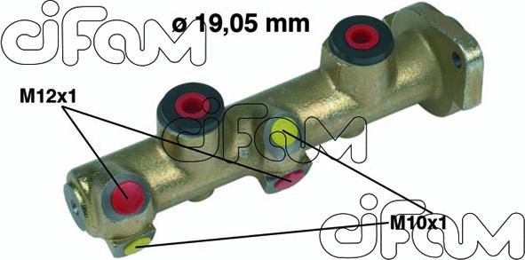 Cifam 202-077 - Galvenais bremžu cilindrs autodraugiem.lv