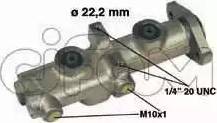 Cifam 202-161 - Galvenais bremžu cilindrs autodraugiem.lv
