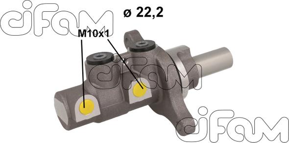 Cifam 202-1151 - Galvenais bremžu cilindrs autodraugiem.lv