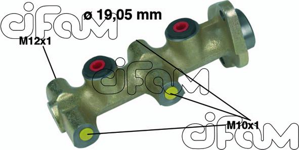 Cifam 202-115 - Galvenais bremžu cilindrs autodraugiem.lv