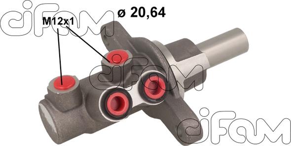 Cifam 202-1128 - Galvenais bremžu cilindrs autodraugiem.lv