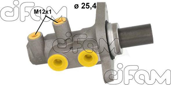 Cifam 202-1176 - Galvenais bremžu cilindrs autodraugiem.lv