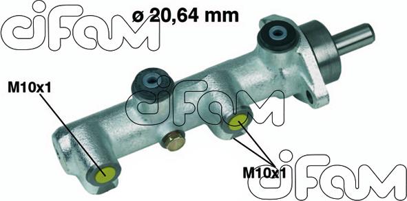 Cifam 202-129 - Galvenais bremžu cilindrs autodraugiem.lv