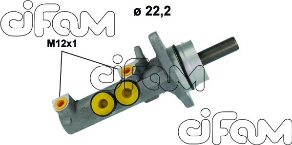 Cifam 202-1258 - Galvenais bremžu cilindrs autodraugiem.lv