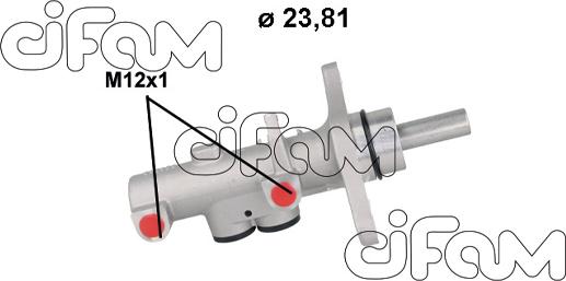 Cifam 202-1200 - Galvenais bremžu cilindrs autodraugiem.lv