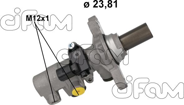 Cifam 202-1216 - Galvenais bremžu cilindrs autodraugiem.lv
