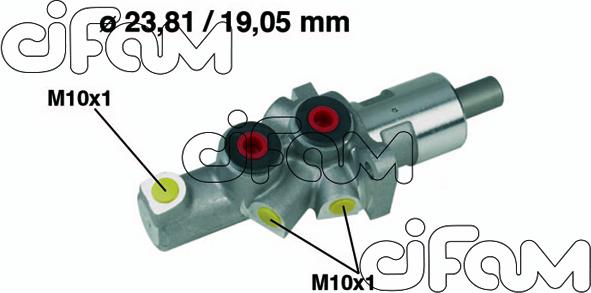 Cifam 202-177 - Galvenais bremžu cilindrs autodraugiem.lv