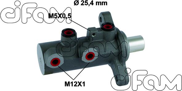 Cifam 202-872 - Galvenais bremžu cilindrs autodraugiem.lv