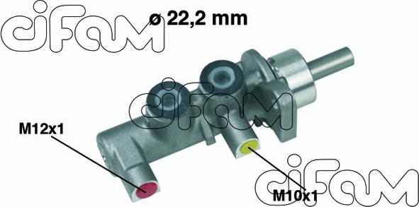 Cifam 202-380 - Galvenais bremžu cilindrs autodraugiem.lv