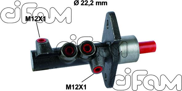 Cifam 202-374 - Galvenais bremžu cilindrs autodraugiem.lv