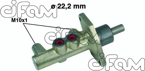 Cifam 202-261 - Galvenais bremžu cilindrs autodraugiem.lv