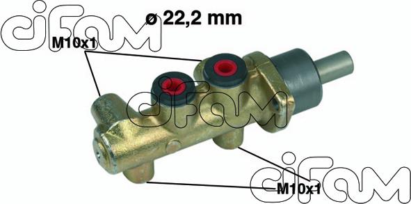 Cifam 202-217 - Galvenais bremžu cilindrs autodraugiem.lv