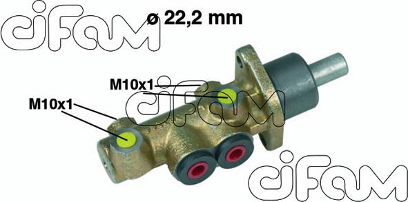 Cifam 202-278 - Galvenais bremžu cilindrs autodraugiem.lv