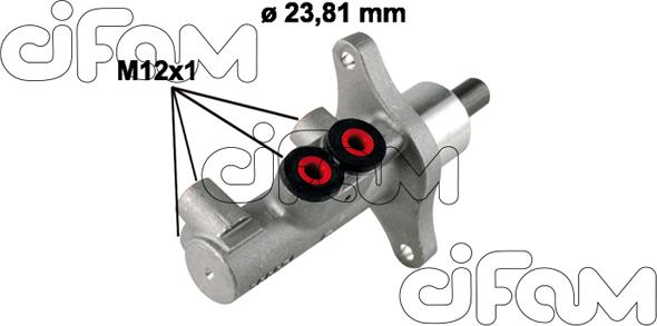 Cifam 202-775 - Galvenais bremžu cilindrs autodraugiem.lv