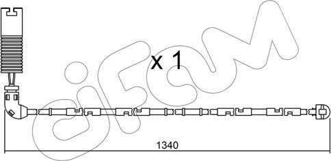 Cifam SU.113 - Indikators, Bremžu uzliku nodilums autodraugiem.lv