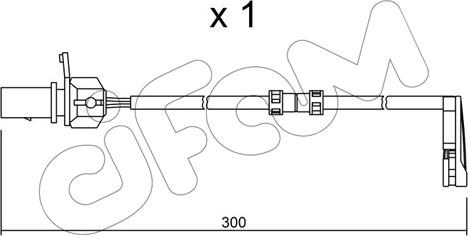 Cifam SU.292 - Indikators, Bremžu uzliku nodilums autodraugiem.lv