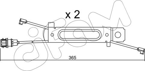 Cifam SU.245K - Indikators, Bremžu uzliku nodilums autodraugiem.lv