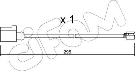Cifam SU.273 - Indikators, Bremžu uzliku nodilums autodraugiem.lv