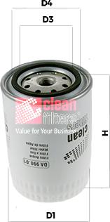 Clean Filters DA 990 - Dzesēšanas šķidruma filtrs autodraugiem.lv