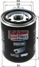 Clean Filters DE2204 - Gaisa sausinātāja patrona, Gaisa kompresors autodraugiem.lv