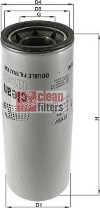 Clean Filters DF1897 - Eļļas filtrs autodraugiem.lv