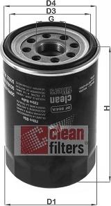 Clean Filters DF 864/A - Eļļas filtrs autodraugiem.lv