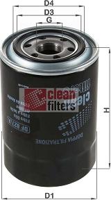 Clean Filters DF 827/A - Eļļas filtrs autodraugiem.lv