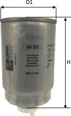 Clean Filters DN 323 - Degvielas filtrs autodraugiem.lv