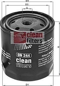 Clean Filters DN 244 - Degvielas filtrs autodraugiem.lv