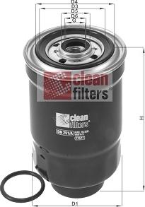 Clean Filters DN 251/A - Degvielas filtrs autodraugiem.lv