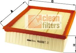 Clean Filters MA1066 - Gaisa filtrs autodraugiem.lv