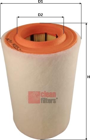 Clean Filters MA3505 - Gaisa filtrs autodraugiem.lv
