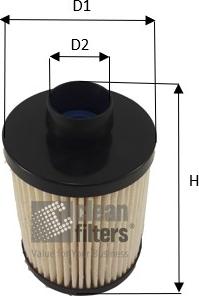 Clean Filters MG1677 - Degvielas filtrs autodraugiem.lv