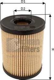 Clean Filters ML4568 - Eļļas filtrs autodraugiem.lv