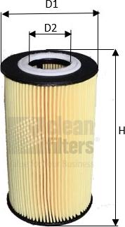 Clean Filters ML4583 - Eļļas filtrs autodraugiem.lv
