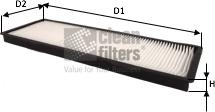 Clean Filters NC2417 - Filtrs, Salona telpas gaiss autodraugiem.lv