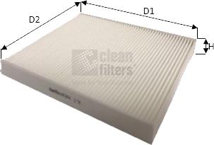 Clean Filters NC2431 - Filtrs, Salona telpas gaiss autodraugiem.lv