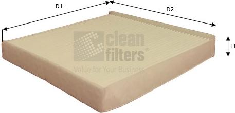 Clean Filters NC2422 - Filtrs, Salona telpas gaiss autodraugiem.lv