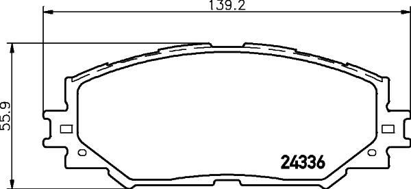 DJ Parts BP1637 - Bremžu uzliku kompl., Disku bremzes autodraugiem.lv