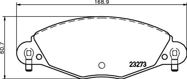 Cobreq N-1173 - Bremžu uzliku kompl., Disku bremzes autodraugiem.lv