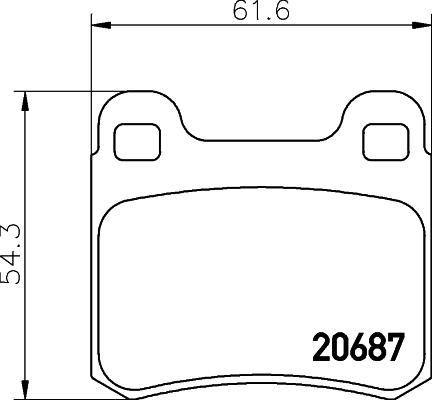 Cobreq N-724 - Bremžu uzliku kompl., Disku bremzes autodraugiem.lv