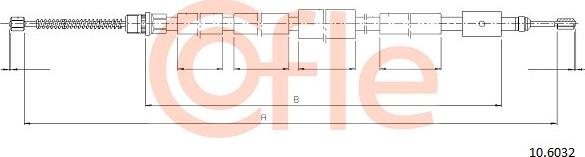 Cofle 92.10.6032 - Trose, Stāvbremžu sistēma autodraugiem.lv