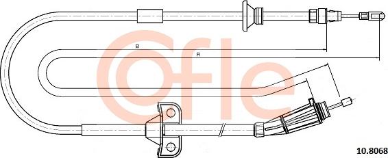 Cofle 92.10.8068 - Trose, Stāvbremžu sistēma autodraugiem.lv